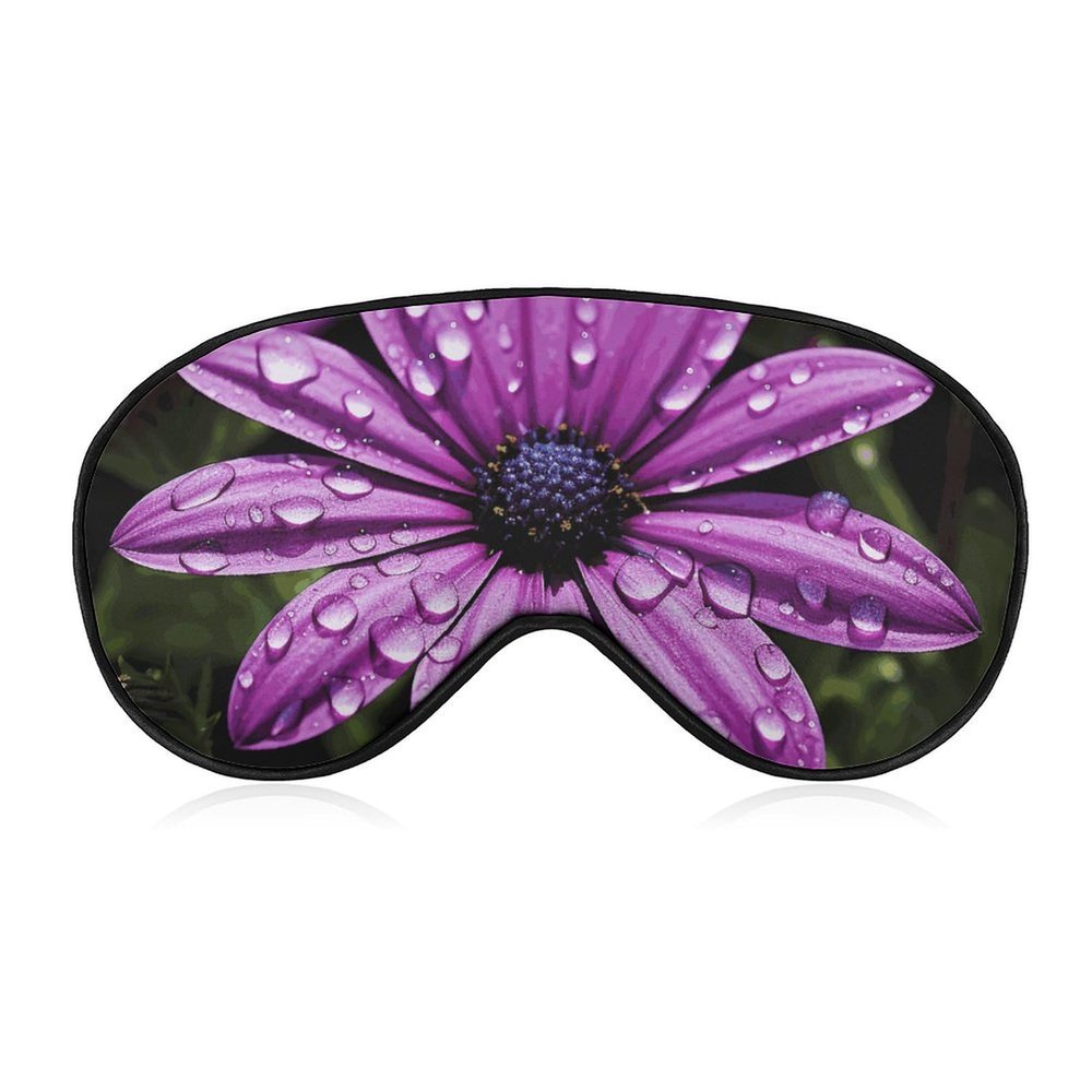 Sleep Mask Soft Comfortable Eye Mask with Adjustable Strap Eye Cover Purple DaisyEye Shade for Men Women Work Travel