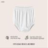 EEOST Adult Diaper Cover for Incontinence Noiseless Leak-Protection Underwear Plastic Pants Over Diapers Waterproof Rubber Pants (White, S(Men Size)) view 2