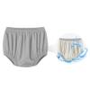 EEOST Adult Diaper Cover for Incontinence Noiseless Leak-Protection Underwear Plastic Pants Over Diapers Waterproof Rubber Pants (Gray, 3XL(Men Size)) view 1