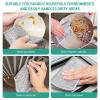 Silver Wire Cleaning Cloth; Steel Wire Cleaning Cloth; Dish Towel; Dish Cloth; scouring pad; rag; Kitchen rag; Kitchen Towel (100 PCS) view 4