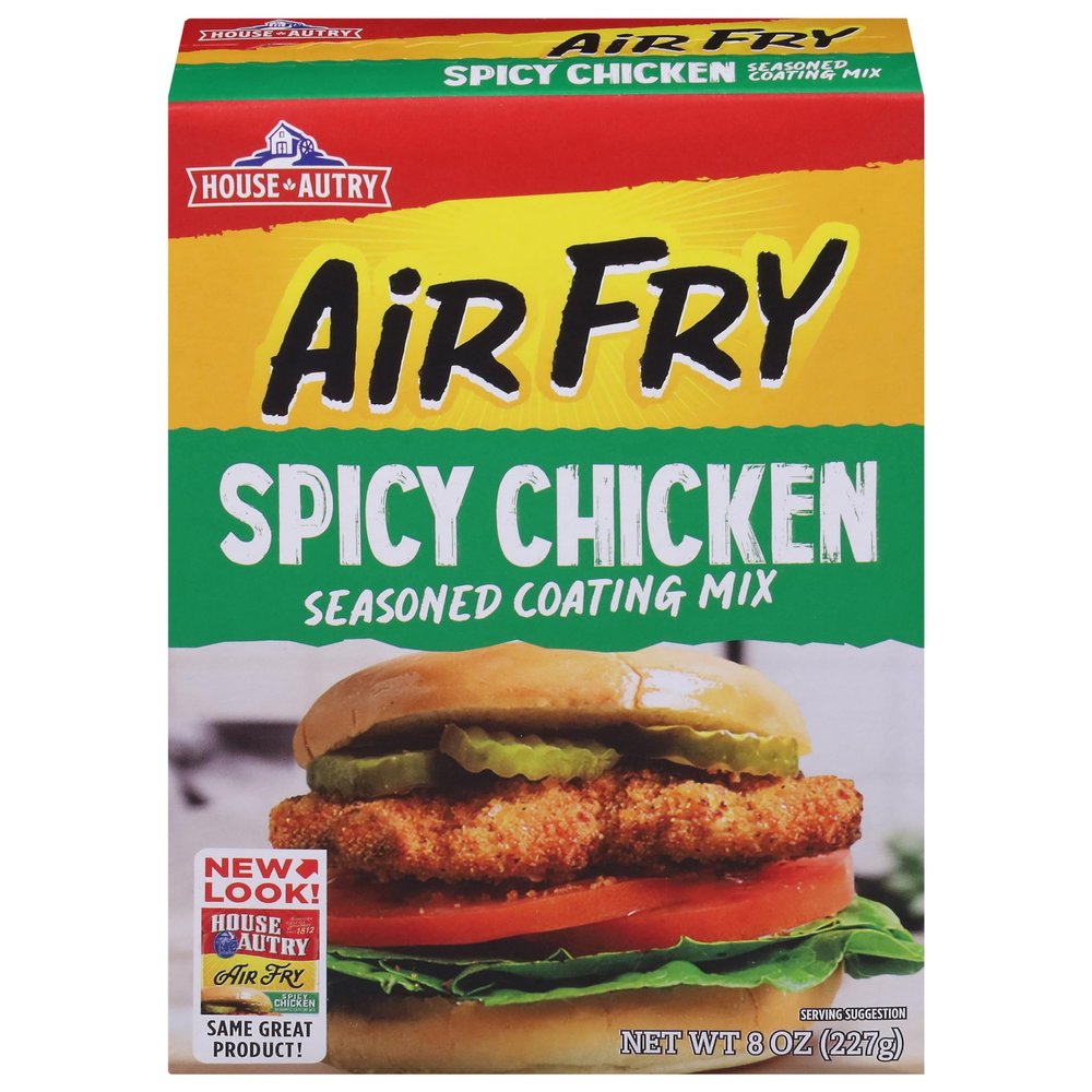 House-Autry, Air Fry Mix Spicy Chicken, 8 Ounce