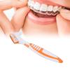 Zetiling Denture Brush, Denture Toothbrush, Denture Cleaning Brush Set, Denture Toothbrush Dual Head Denture Cleaning Tools for Partial Dentures Half Dentures Complete Dentures view 3