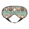 Cartoon Owls Cute Double Side Eye Mask, Adjustable Strap Eye Mask, Eye Sleep Shade Cover, Blocks Light Eye mask view 1