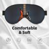 Orange Electric Guitars Double Side Eye Mask, Adjustable Strap Eye Mask, Eye Sleep Shade Cover, Blocks Light Eye mask view 3