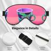 90's Cup Design Double Side Eye Mask, Adjustable Strap Eye Mask, Eye Sleep Shade Cover, Blocks Light Eye mask view 4