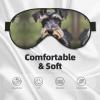 Adorable Schnauzer Double Side Eye Mask, Adjustable Strap Eye Mask, Eye Sleep Shade Cover, Blocks Light Eye mask view 3