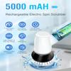 Electric Spin Scrubber Bathroom Scrubber - Cordless Shower Scrubber with Adjustable Handle, 2 Speeds, Bathroom Scrubber with 8 Replaceable Brush Heads, Power Scrubber for Bathroom Bathtub Cleaning view 2