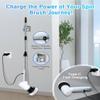 Electric Spin Scrubber Bathroom Scrubber - Cordless Shower Scrubber with Adjustable Handle, 2 Speeds, Bathroom Scrubber with 8 Replaceable Brush Heads, Power Scrubber for Bathroom Bathtub Cleaning view 4