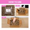 FRILLZ by DECOfill Crinkle Cut Paper Shred Filler for Baskets, Gifts, Packing and Protecting your Birthday, Weddings, Anniversary, Valentines Day, and other gifts (2 pound, Black) view 3