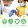 120 Pcs Kids Bandages, 10 Styles Cute Cartoon Adhesive Bandages Breathable Round Colorful Vaccination Bandage Adhesive Dot Kids Bandage for Minor Cuts, Scrapes, Wounds, 0,9 Inch view 3