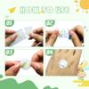 120 Pcs Kids Bandages, 10 Styles Cute Cartoon Adhesive Bandages Breathable Round Colorful Vaccination Bandage Adhesive Dot Kids Bandage for Minor Cuts, Scrapes, Wounds, 0,9 Inch view 4