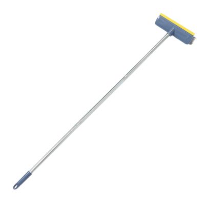 JEWEDECO Bathroom Broom Floor Cleaning Brush Long Handle Scrub Brush for Indoor Kitchen Dust Broom for Hard Floors