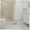 JEWEDECO Bathroom Broom Floor Cleaning Brush Long Handle Scrub Brush for Indoor Kitchen Dust Broom for Hard Floors view 2