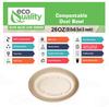 26oz Oval Disposable Compostable Paper Burrito Bowls Heavy-Duty, Eco-Friendly Oval Bowls Natural Bagasse Unbleached, Heat Resistant, 100% Biodegradable Salad Bowls Alternative to Plastic (50) view 2