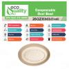 26oz Oval Disposable Compostable Paper Burrito Bowls Heavy-Duty, Eco-Friendly Oval Bowls Natural Bagasse Unbleached, Heat Resistant, 100% Biodegradable Salad Bowls Alternative to Plastic (250) view 2