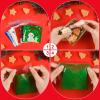 BOUBONI 240 PCS Christmas Treat bags Self-Adhesive Candy Goodie Bag for Christmas Holiday Party Favor Gift Decoration Supplies (Green,Blue,Red) view 3