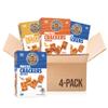 PRETZELIZED Snacks Pretzel Crackers 4 Pack Variety - (2) Sea Salt, (1) Cheddar, (1) Honey Mustard Multipack, 6.5 oz Boxes, Kosher view 1