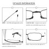 REAVEE 3 Pack Folding Reading Glasses for Men Women, Blue Light Blocking Computer Readers Spring Hinge with Small Compact Case, Black Red Blue 1.75 view 4