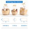 Arsmat Large Clear Cellophane Gift bags, 10 Pack 30"X40" Cellophane Wrap for Gift Baskets, 1.5 Mil Thick Clear Basket Bags view 3