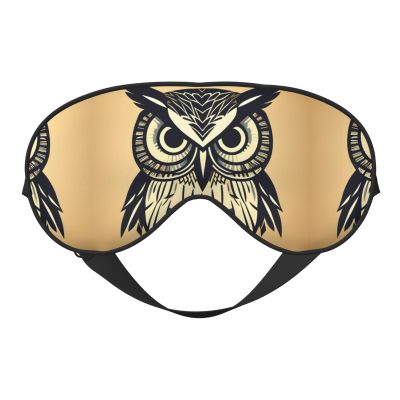 Cute Owl Double Side Eye Mask, Adjustable Strap Eye Mask, Eye Sleep Shade Cover, Blocks Light Eye mask