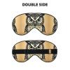 Cute Owl Double Side Eye Mask, Adjustable Strap Eye Mask, Eye Sleep Shade Cover, Blocks Light Eye mask view 2