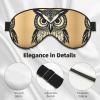 Cute Owl Double Side Eye Mask, Adjustable Strap Eye Mask, Eye Sleep Shade Cover, Blocks Light Eye mask view 4