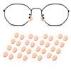 16 Pairs Eyeglass Nose Pads Foam Nose Cushion Anti Slip Adhesive Adjustable Nose Pads for Glasses Eyeglasses Stick on Plastic Frames Skin Color 1mm view 1