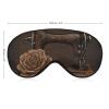 Sleep Mask for Men Women Rose and Sewing Machine Eye Cover for Sleeping Breathable Sleep Eye Mask with Adjustable Elastic Strap Light Blocking Eyeshade for Night Sleeping Nap view 2