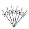 24pcs Halloween Disposables Bat Skull Paper Straws Holiday Drinking Supplies Home Party Halloween Decor view 1