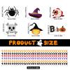 24pcs Halloween Disposables Bat Skull Paper Straws Holiday Drinking Supplies Home Party Halloween Decor view 4