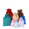 GIOTEL 50pcs/lot 9x12cm Bags Suitable For Wedding Favors Party Christmas Gift Jewelry Hessian Sack Pouches Packing(Orange) view 3