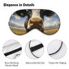 Sleep Mask for Men Women Prairie Cow Eye Cover for Sleeping Breathable Sleep Eye Mask with Adjustable Elastic Strap Light Blocking Eyeshade for Night Sleeping Nap view 3