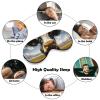 Sleep Mask for Men Women Prairie Cow Eye Cover for Sleeping Breathable Sleep Eye Mask with Adjustable Elastic Strap Light Blocking Eyeshade for Night Sleeping Nap view 4