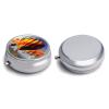 Hot Air Balloons Pill Box Cute Round Pill Case Portable Medicine Tablet Vitamin Holder Organizer for Purse Pocket view 3