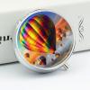 Hot Air Balloons Pill Box Cute Round Pill Case Portable Medicine Tablet Vitamin Holder Organizer for Purse Pocket view 4