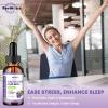 2 Pack Magnesium Liquid Drops, Calm Magnesium Glycinate Liquid Drops with Taurate & Citrate, Potassium, Omega3, L-Theanine, Ashwagandha, D3, B6, B12 for Sleep, Muscle, Heart, Sugar-Free Grape Flavor view 3