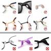 16 Pairs Eyeglass Nose Pads Foam Nose Cushion Anti Slip Adhesive Adjustable Nose Pads for Glasses Eyeglasses Stick on Plastic Frames Black Color, 1mm view 3