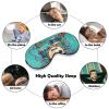 Sleep Mask for Men Women Cool Drum Set Eye Cover for Sleeping Breathable Sleep Eye Mask with Adjustable Elastic Strap Light Blocking Eyeshade for Night Sleeping Nap view 4