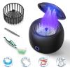Upgraded Ultrasonic Retainer Cleaner, 45kHz Retainer Cleaner Machine for Denture Cleaner, Retainer Cleaner, Mouth Guard Cleaner, Night Guard Cleaner, Denture Cleaner with 200ML Dental Cleaning Pod view 1