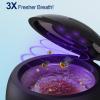 Upgraded Ultrasonic Retainer Cleaner, 45kHz Retainer Cleaner Machine for Denture Cleaner, Retainer Cleaner, Mouth Guard Cleaner, Night Guard Cleaner, Denture Cleaner with 200ML Dental Cleaning Pod view 4