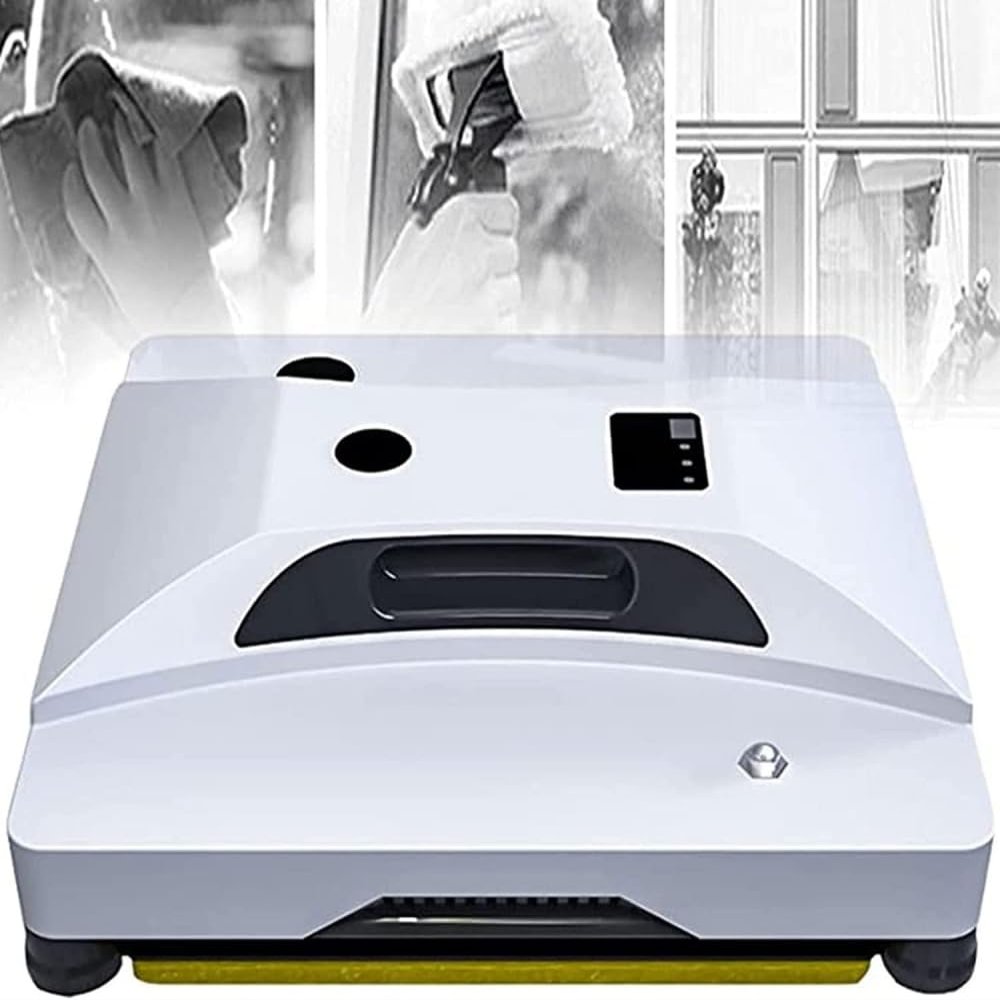 HWMUH Window Cleaner Robot, Home Smart Electric Glass Cleaning Washer, App/Remote Control, Anti-Falling, One-Button Start-220v