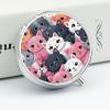 Cute Kittens Pill Box Cute Round Pill Case Portable Medicine Tablet Vitamin Holder Organizer for Purse Pocket view 4