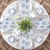100PCS Blue Floral Napkins Disposable Hand Towels for Bathroom 3 Ply Blue and White Paper Napkins Decorative Flower Guest Napkins Chinoiserie Napkins for Wedding Bridal Shower Birthday Cocktail Party view 4
