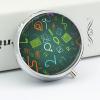 Math Question Pill Box Cute Round Pill Case Portable Medicine Tablet Vitamin Holder Organizer for Purse Pocket view 4