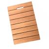 QWEASDF Shower Mat for Inside Shower Bath Mat for Bathroom Floor Spa Mat Water Resistance No-Maintenance Wooden-LikeNon Slip for Bathtub, Pool, Seaside,Cypress Solid Wood(D,W50xL70cm/W20xL28in) view 1