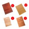 QWEASDF Shower Mat for Inside Shower Bath Mat for Bathroom Floor Spa Mat Water Resistance No-Maintenance Wooden-LikeNon Slip for Bathtub, Pool, Seaside,Cypress Solid Wood(D,W50xL70cm/W20xL28in) view 2