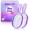 Premom 2 Urine Cups for Ovulation & Pregnancy Tests: Reusable & Collapsible Pee Cups for Home Fertility Testing | Easy to Use & Clean - Essential Kit for Women with Urine Sample Detection view 1