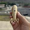 Brass Rocket 2.0 Uniquely Designed Straight Pipe with Jet Nozzle Poker Tool 5.2 Oz of Solid Brass view 2