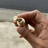 Brass Rocket 2.0 Uniquely Designed Straight Pipe with Jet Nozzle Poker Tool 5.2 Oz of Solid Brass view 3