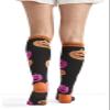 Cherokee Women's 10-15mmHg Compression Socks  Fun Print Knee Highs with Light Support, Soft Feel - PRINTSUPPORT, Plus, Happy Pumpkins view 2